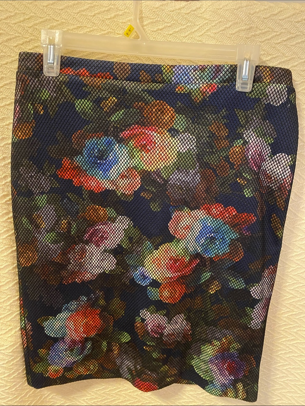 Joseph Ribkoff Navy Multi Floral Pencil Skirt